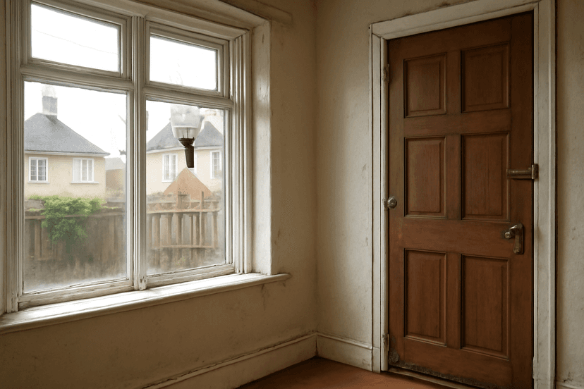 Broken or draughty windows and doors